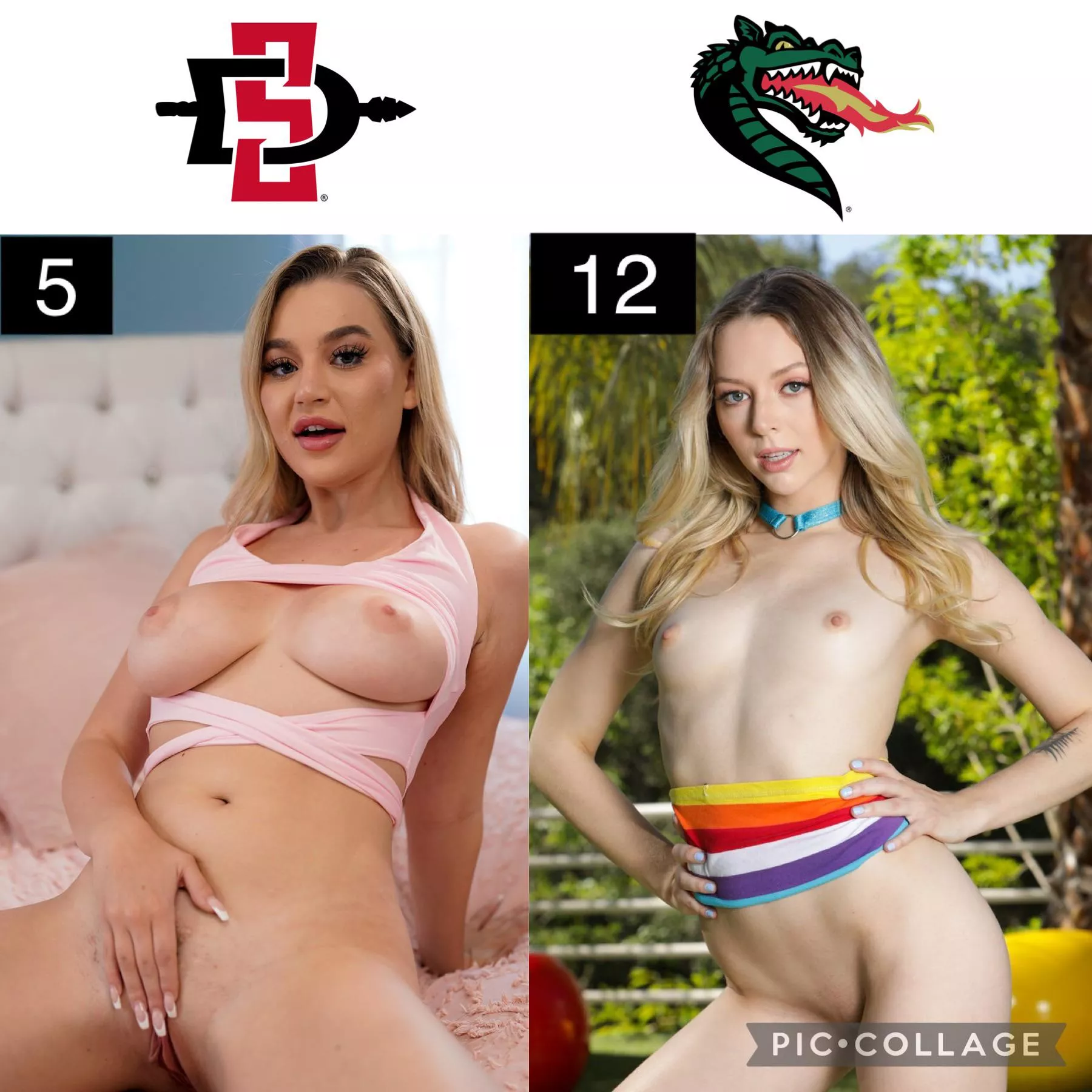 My Favorite Pornstars March Madness: Continuation of my previous tournament. Seeding based on votes from first 2 rounds. Rd of 64: [Blake Blossom] vs [Lily Larimar] posted by Suspicious-Eagle9537