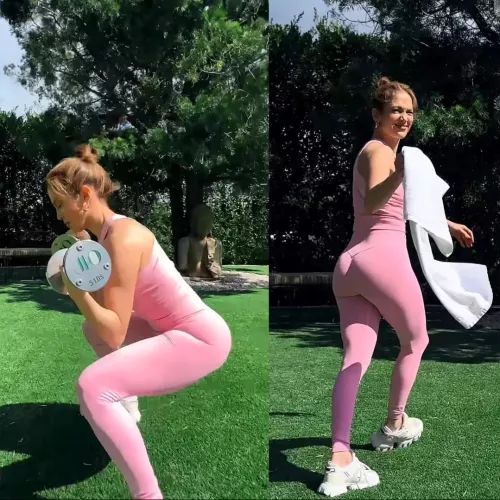 Pink looks good on her  by Only-Bug7245