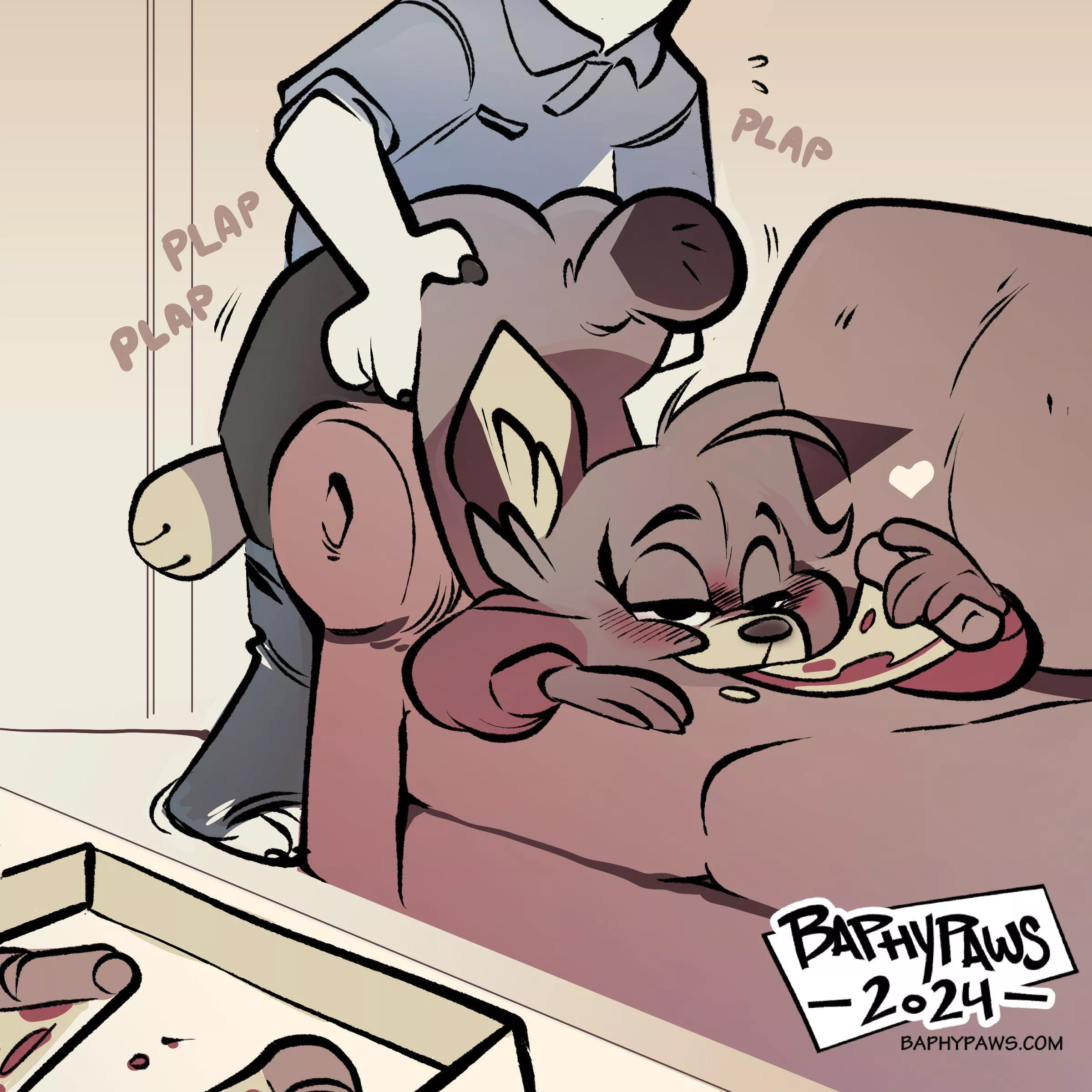 Pizza time [FM] (Baphypaws) posted by Darksouls_pro