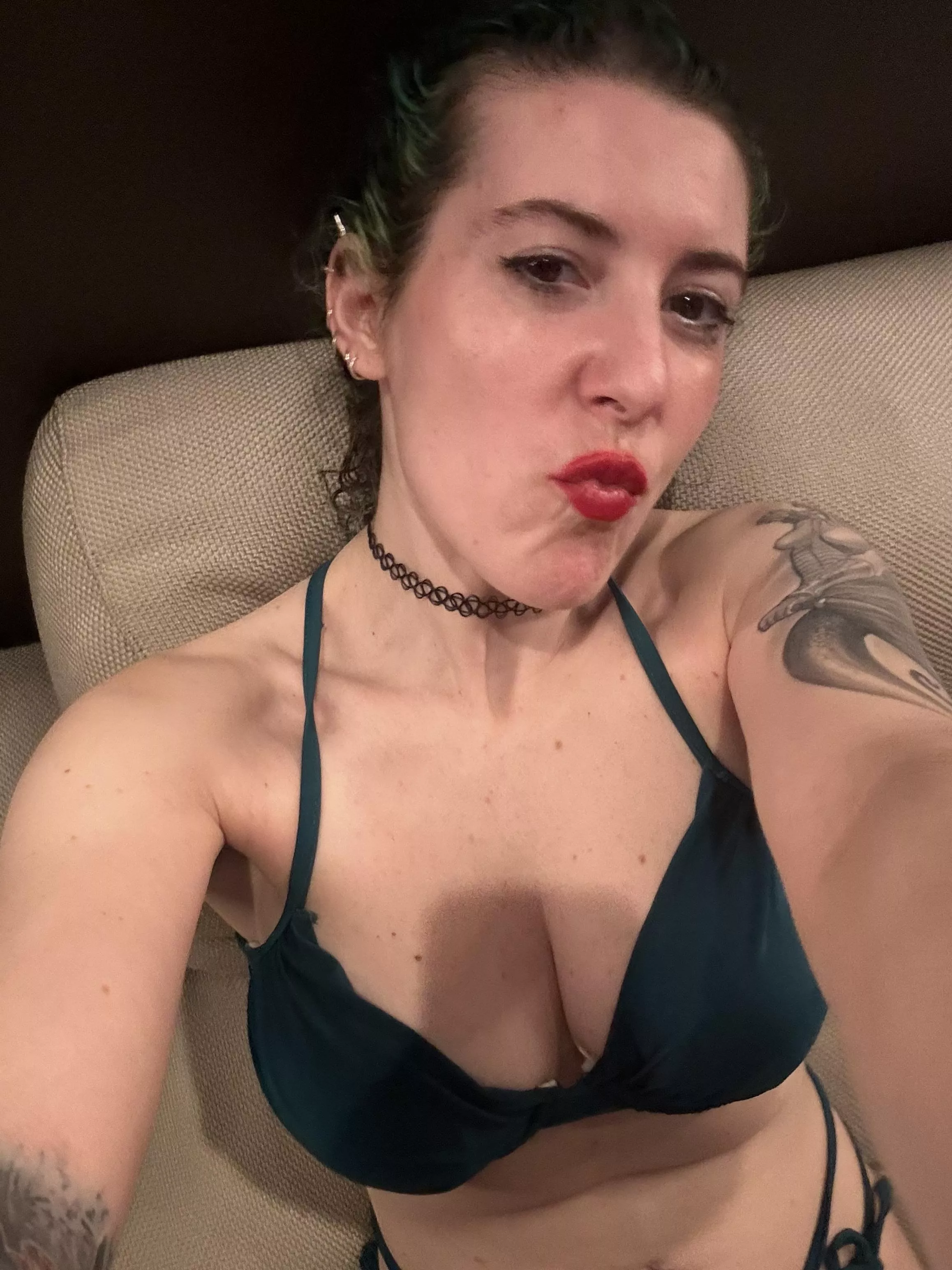 Pout on the couch posted by sirenskiss3