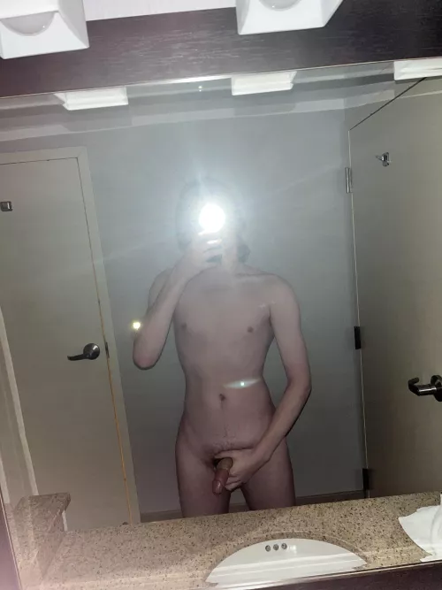 Quick hotel bathroom selfie 😮‍💨 by ILikeAnimeMilfs