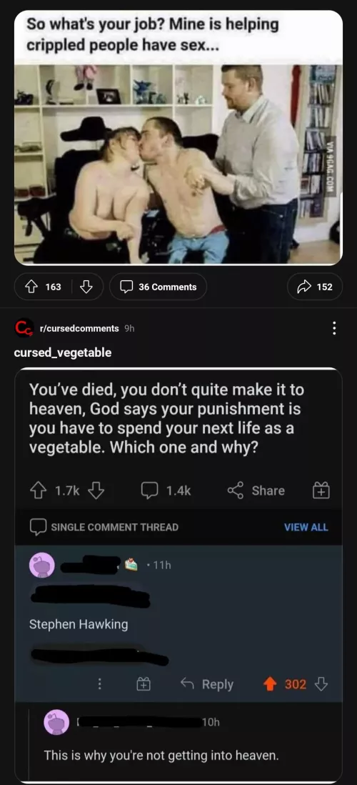 Unexpected post by jaydog864