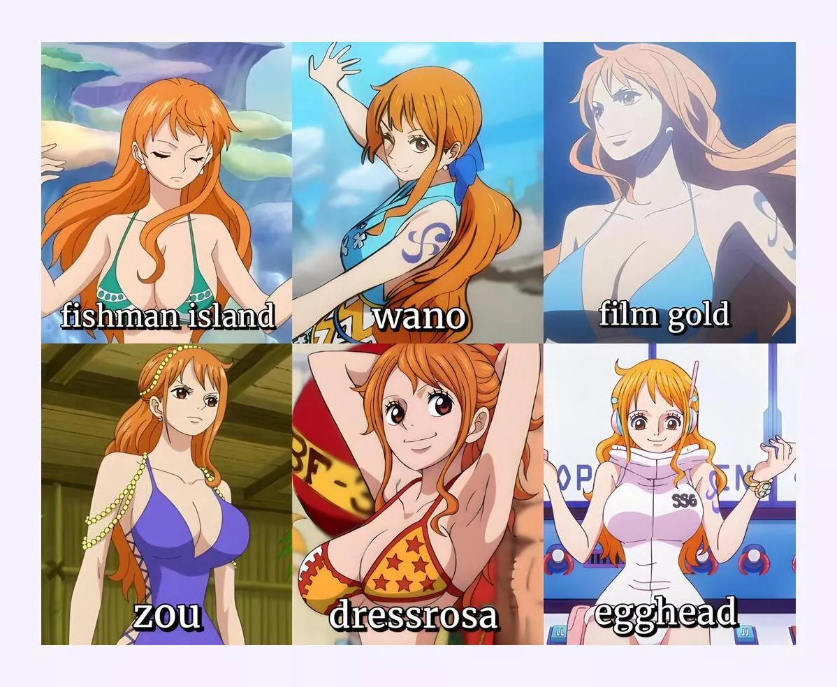 Which Nami outfit you ljked the MOST? 🤤😍 posted by Shot_Improvement_409