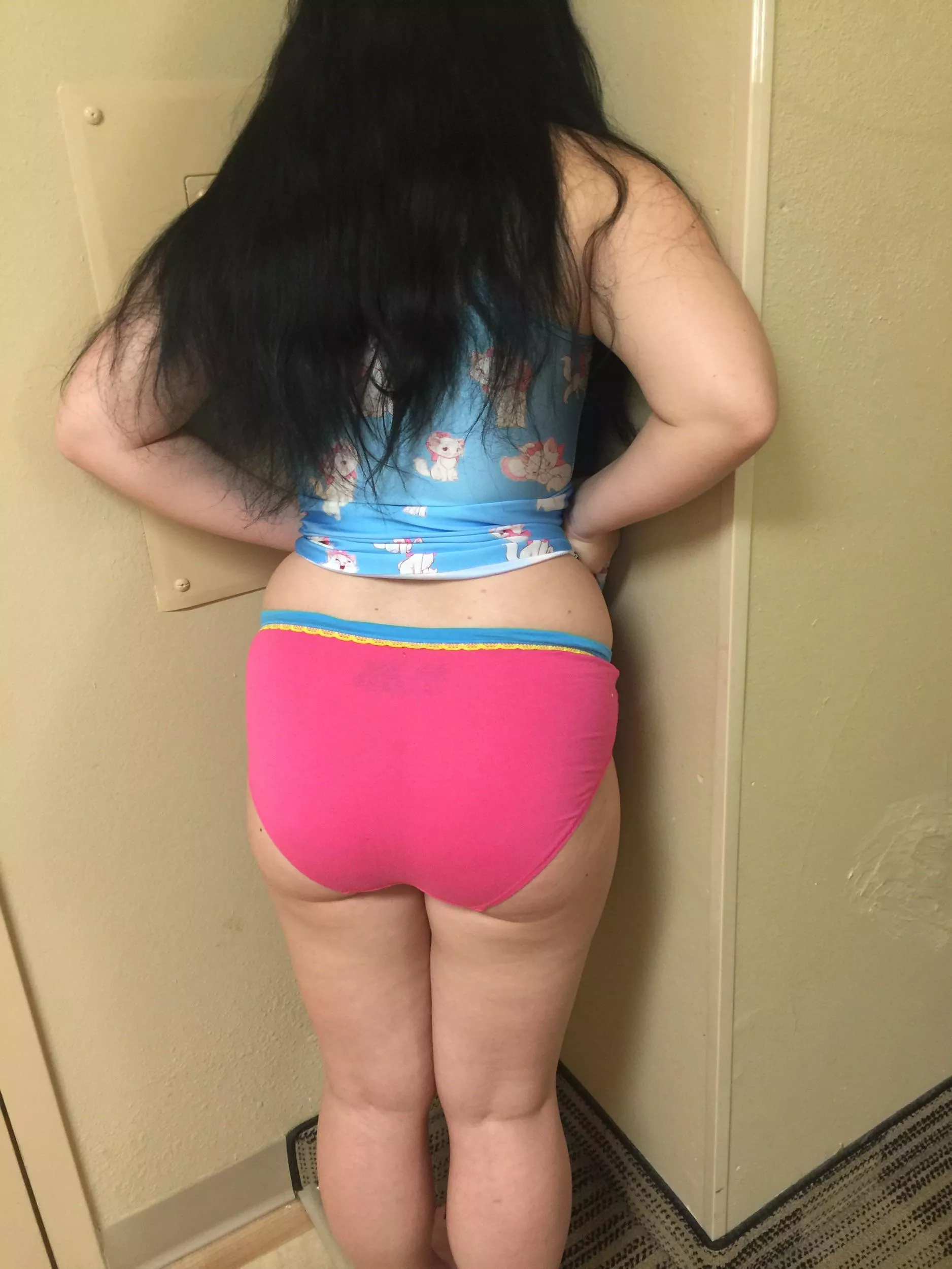 Yes, I’m in the corner for a time out…yes I’m in little girl style granny panty full back panties…yes I’m embarrassed 🙈🫣 posted by Kinkybunch-