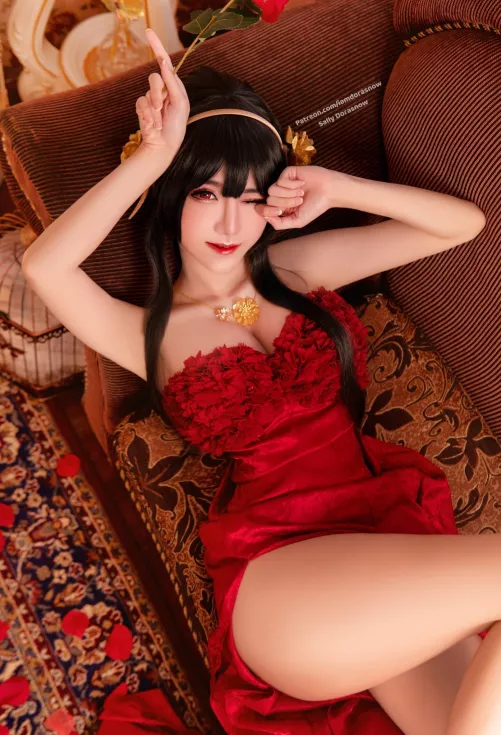 Yor Forger evening dress by Sally Dorasnow by _trapd00r_