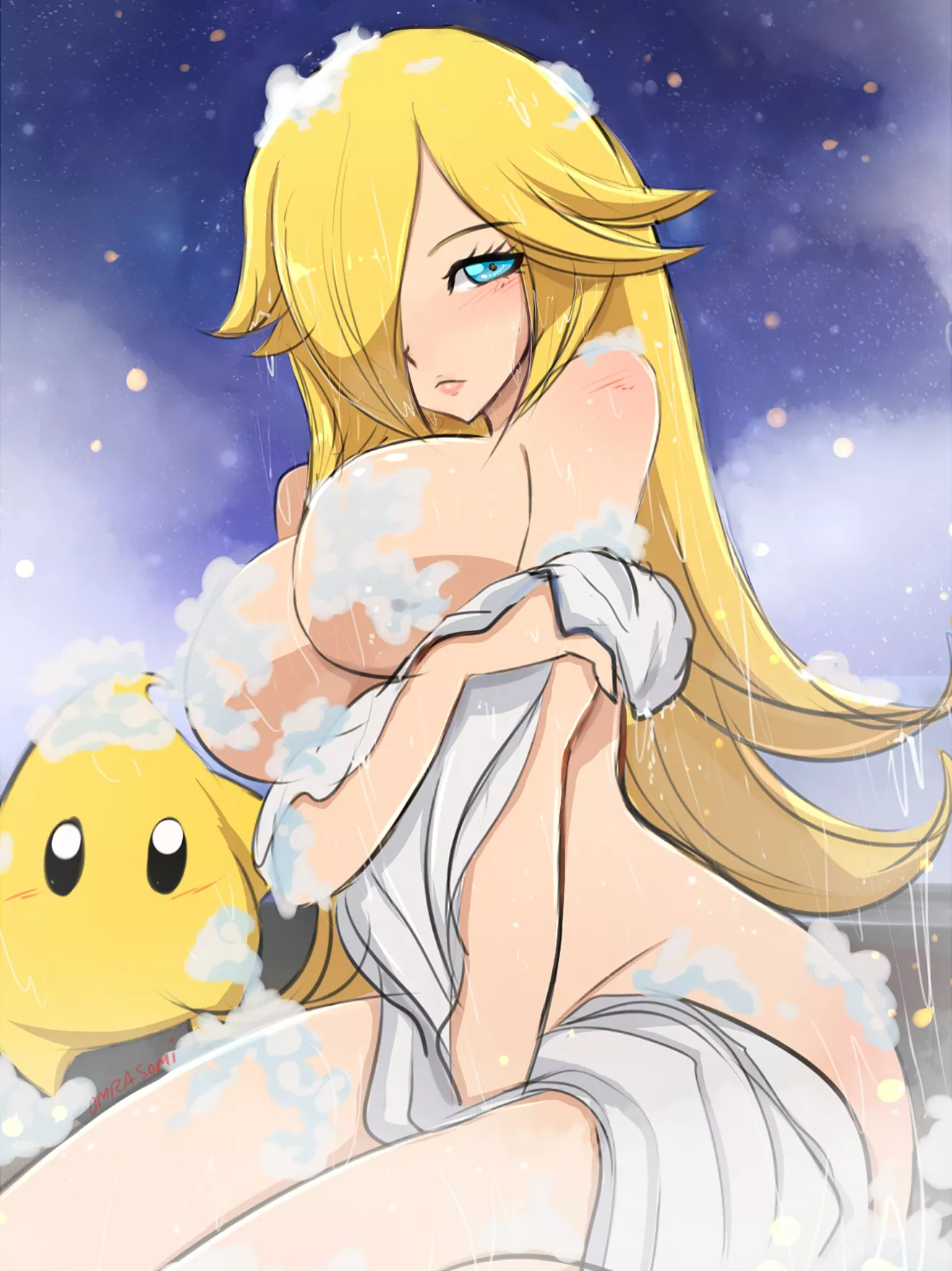 Bathing Rosalina posted by Terran117