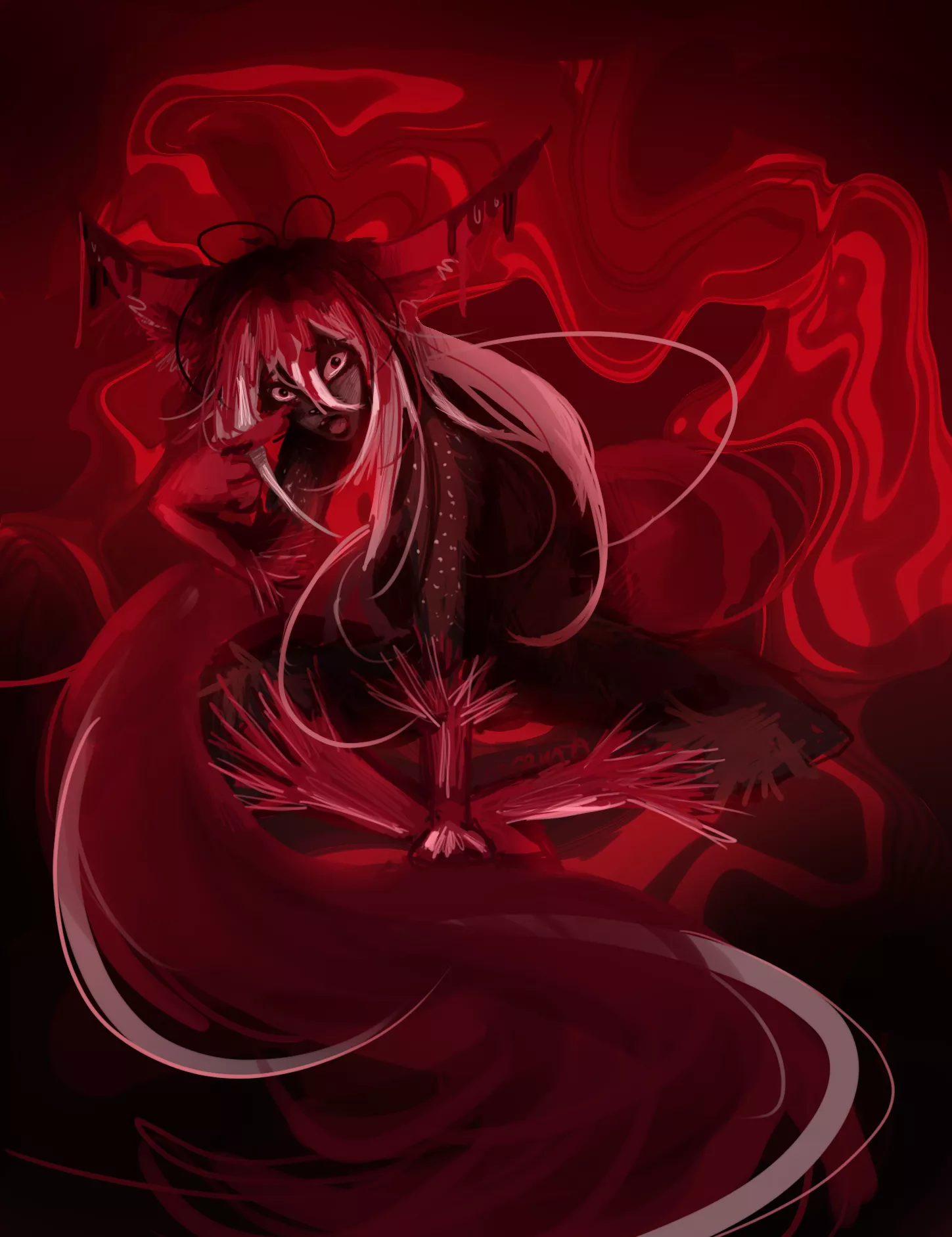 BOO scary furr posted by loserkayameow