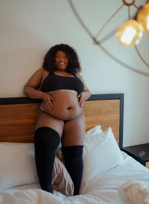 Can you even tell the difference before and after I met my first feeder ? by aichablackbbw