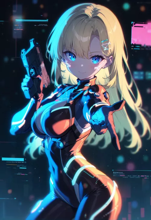 Cyber Gungirl  by CheetahSperm18