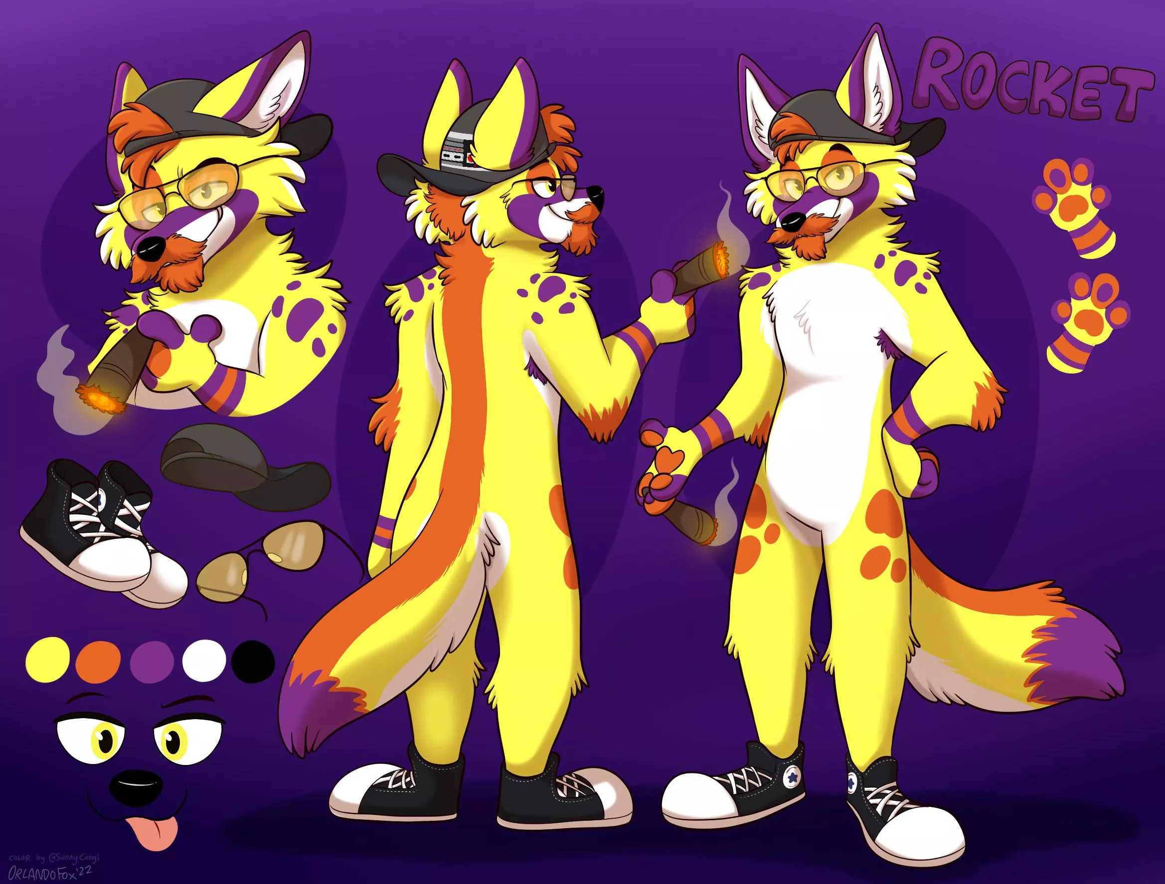 Do you like my new sona? (art by OrlandoFox) posted by FurryCoatRack