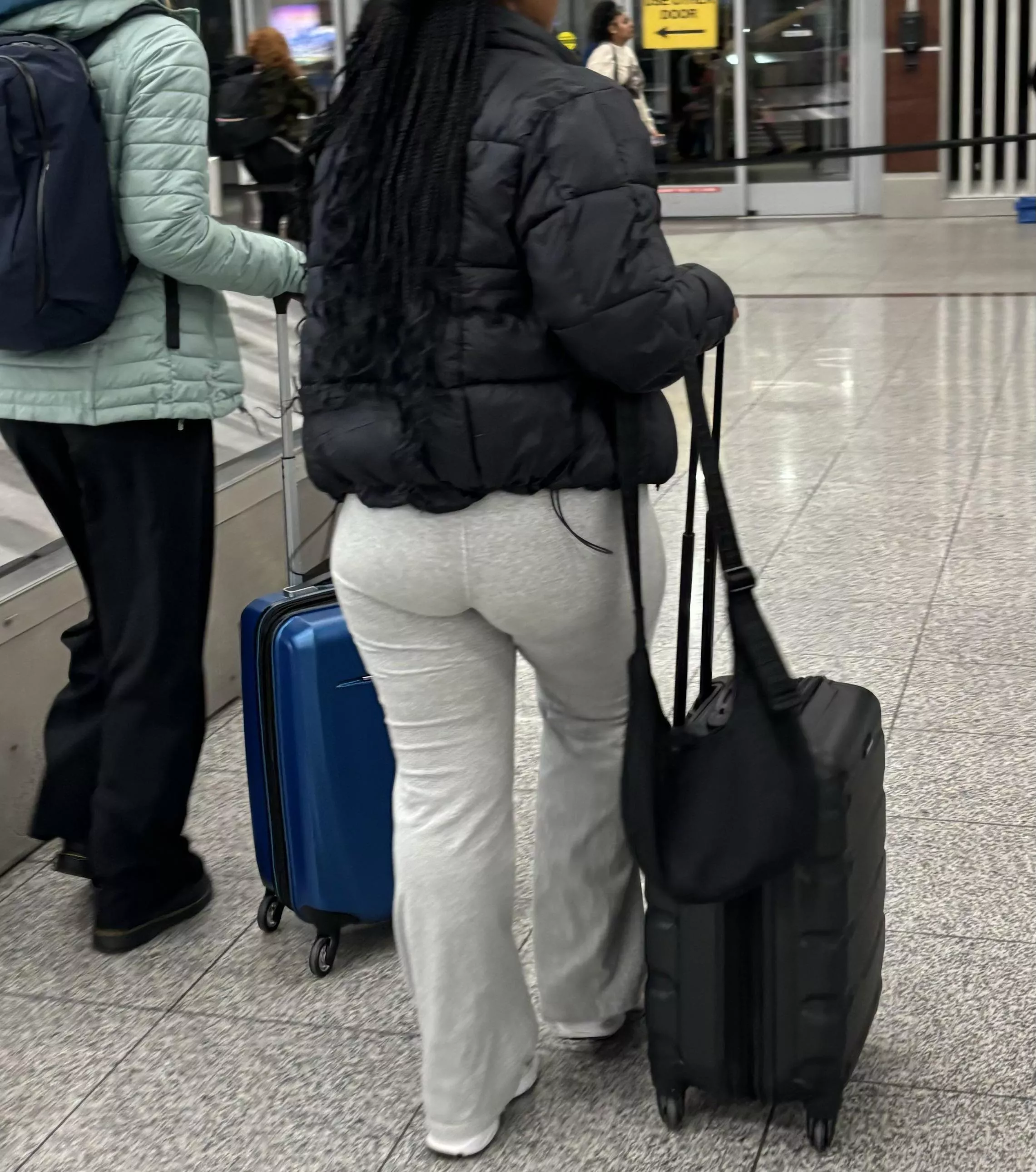 does my ass look fat in my yoga pants? posted by ebonyxcutie