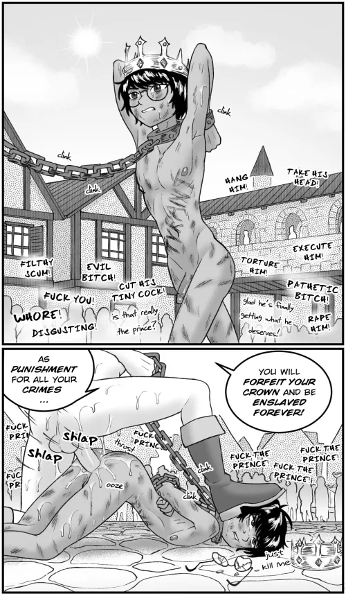 Femboy prince humiliated (Zincubis) by prisonslvt