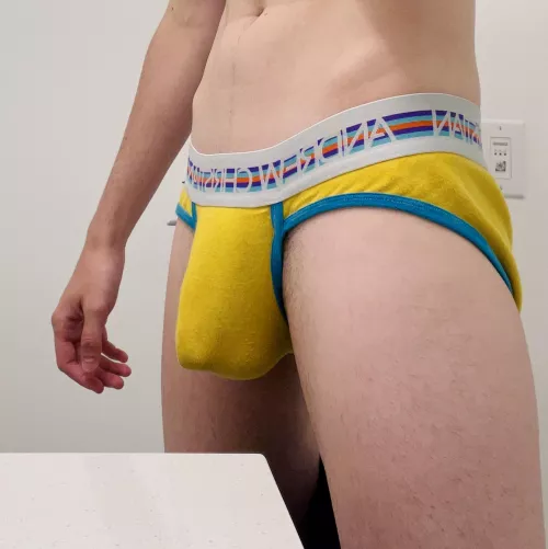 Finally some underwear that can fit my huge balls 🥵 by KinkyOxBoy