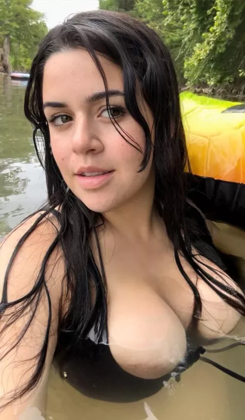 Had a nip slip with my pregnant tits at the river 🤭 by Less-Income326