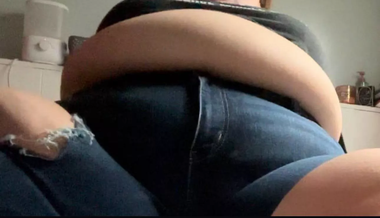 how much longer until my big belly pops the button on these jeans? posted by guttslut
