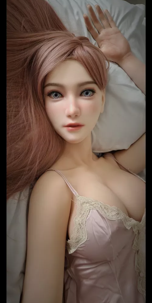 It's hard to get any sleep with her next to me. 💜 by Inevitable-Tart1788