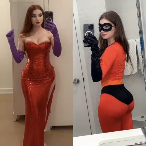 Jessica Rabbit or Mrs. Incredible? by caitbabyxo