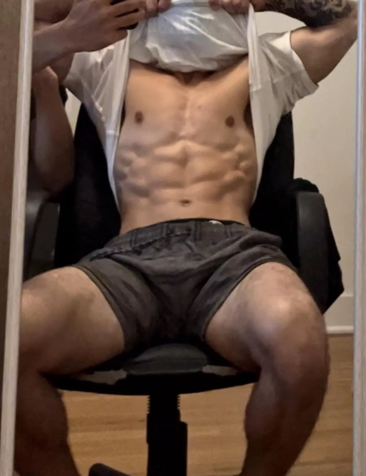 Looking to have a cutie sit on my lap 🥰 WARNING- I get hard SUPER quick, & my 8 inch devil WILL go straight up your asshole once hard!! I won’t let you get up either, I’ll keep you anally penetrated until you have a baby! 😈 posted by TheeGuyDerek