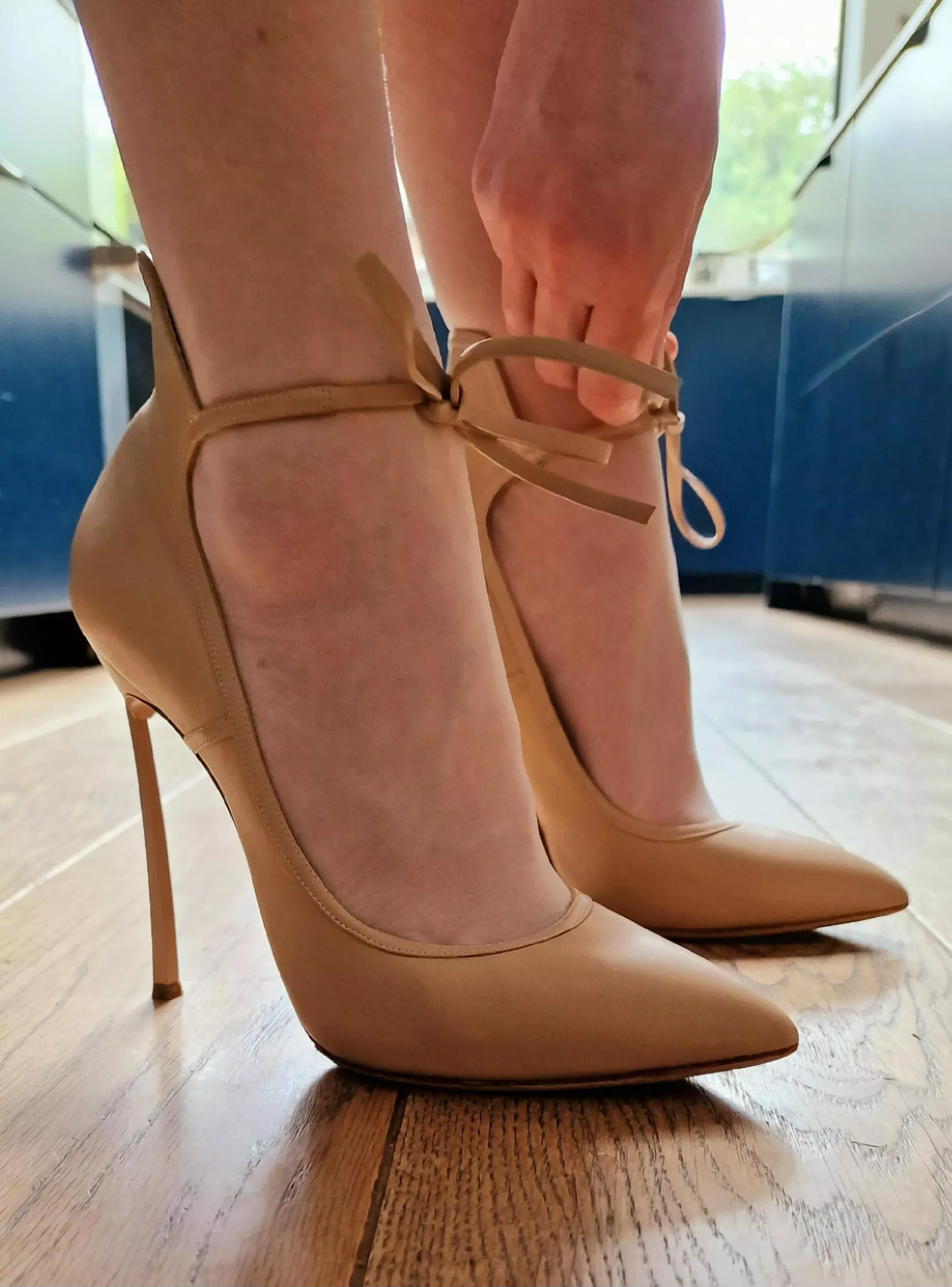 Love my nude casadei blades xxx posted by London_lingerie_love