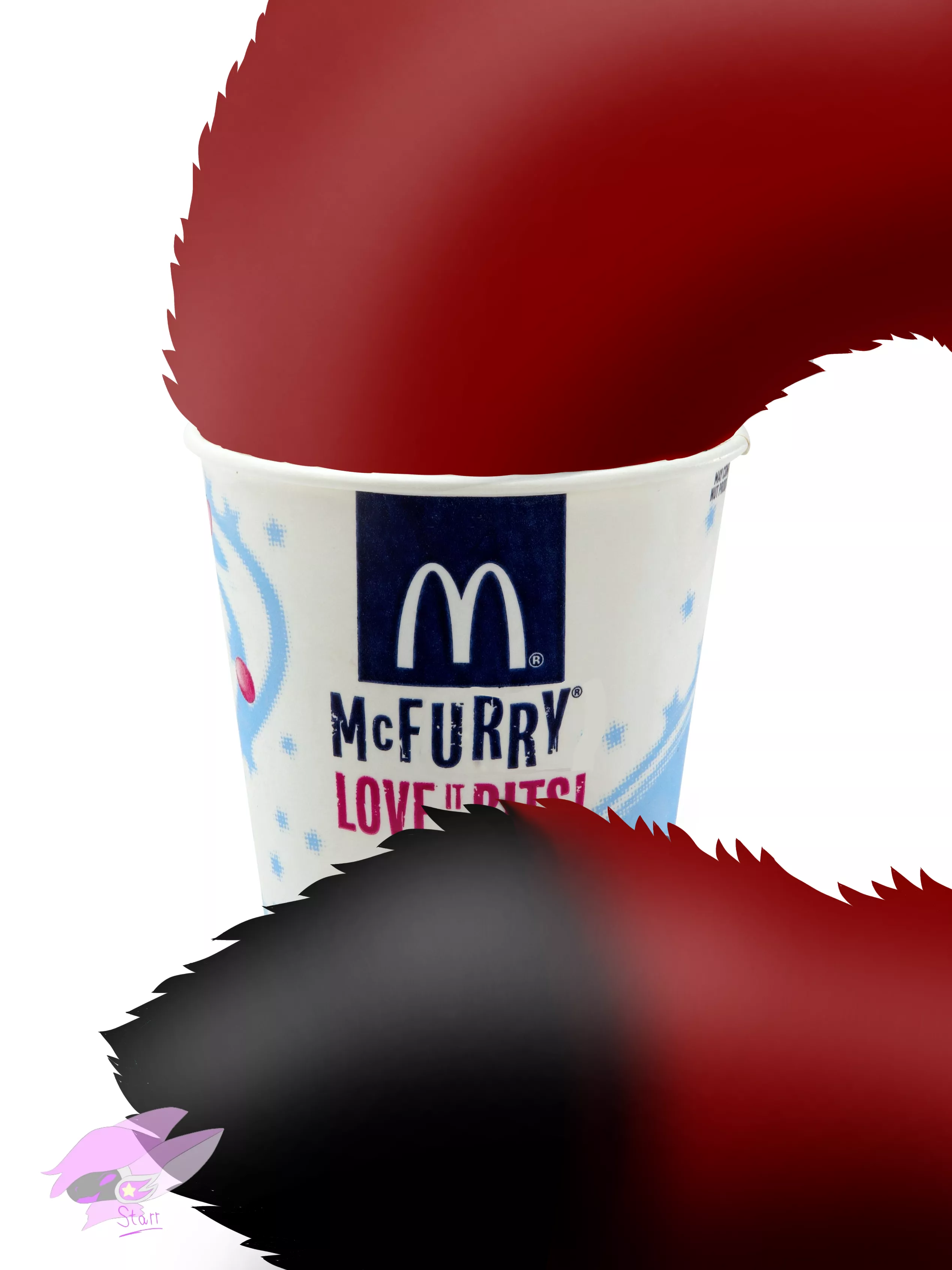 McFurry?! (Art by me) posted by StarrFurr