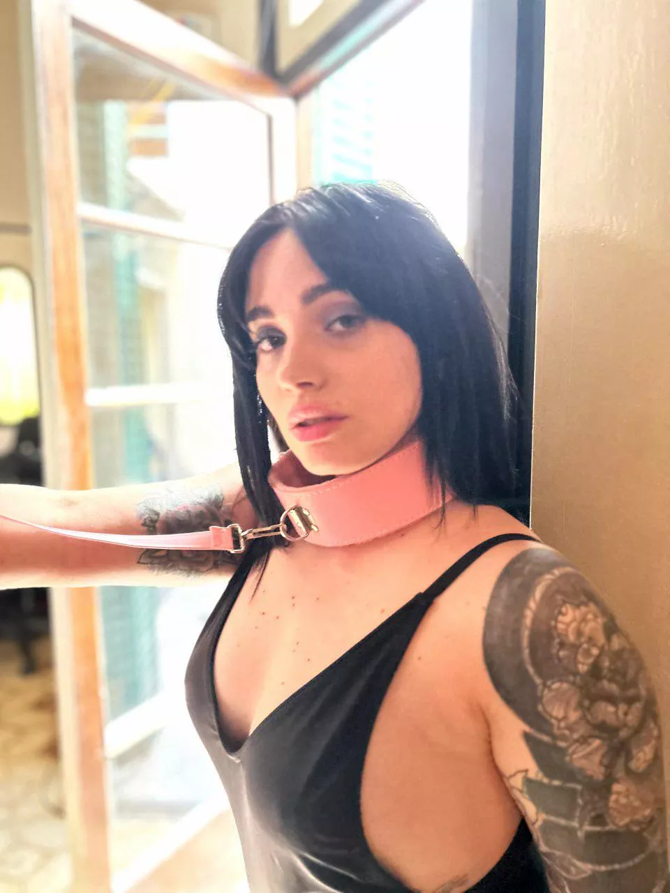 My husband only lets me go for walks on a leash :( posted by Melthoney