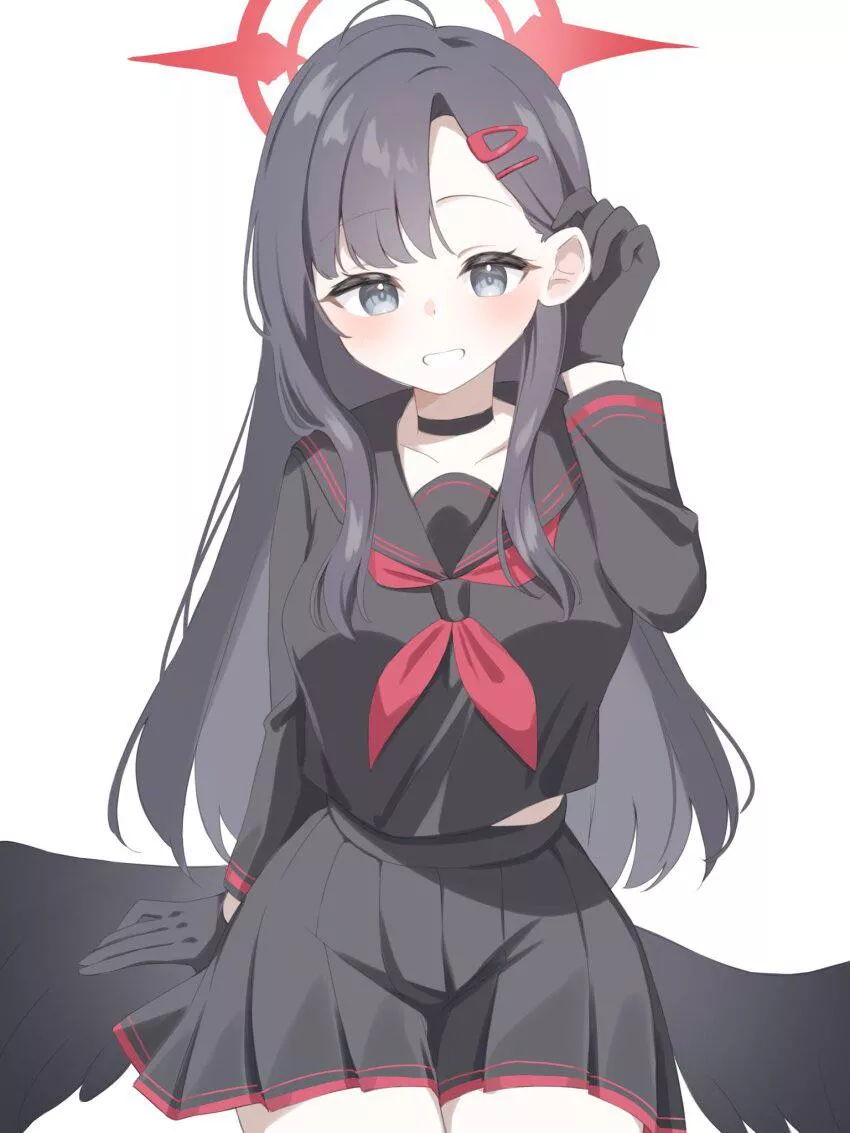 Sexy and cute angel waifu posted by reversedturnover