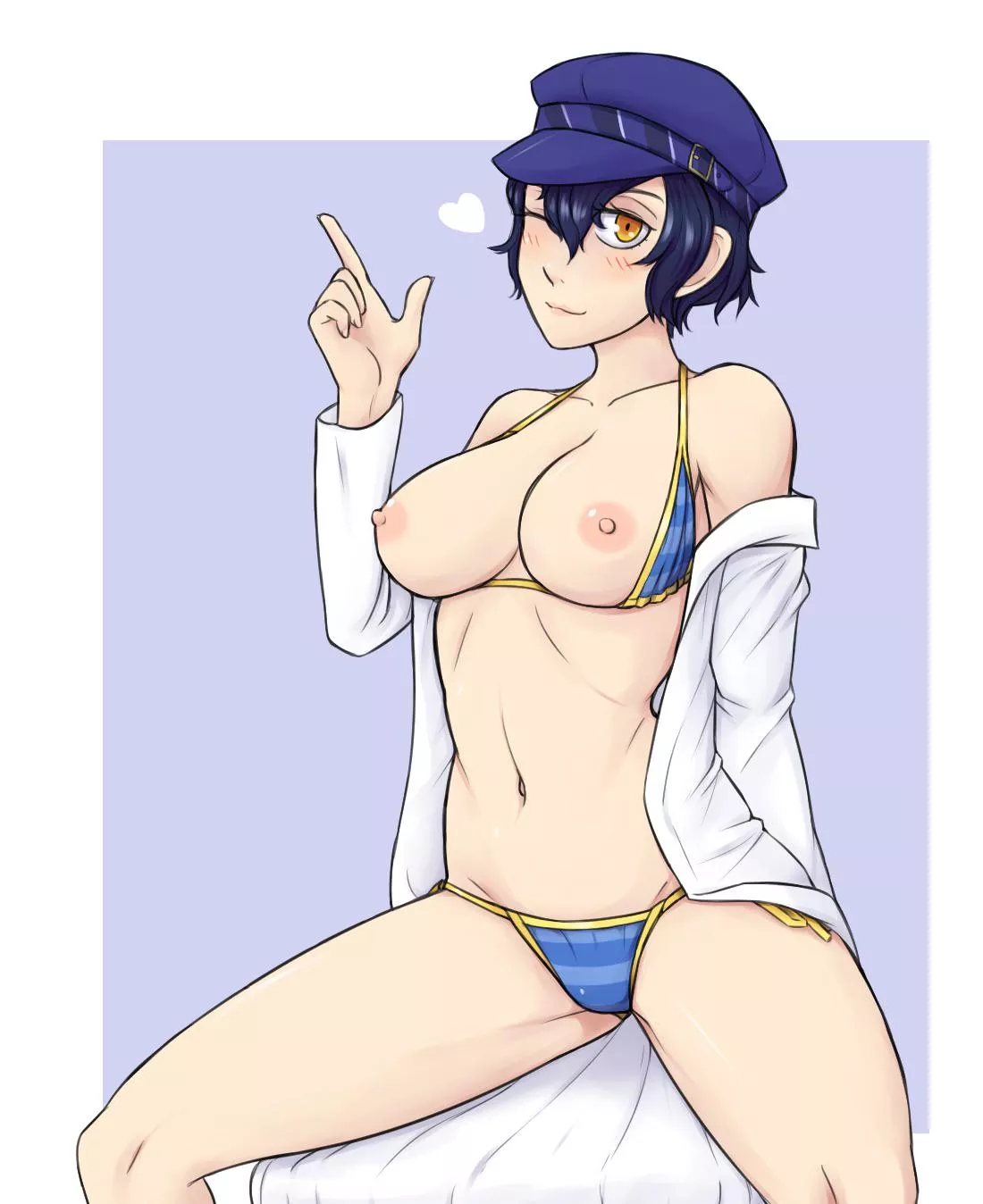 Shadow Naoto wants you to see (ittla) posted by BloodsoakedDespair