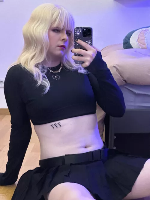 Sports bras and skirts make me feel happy  by virtualnina_xo