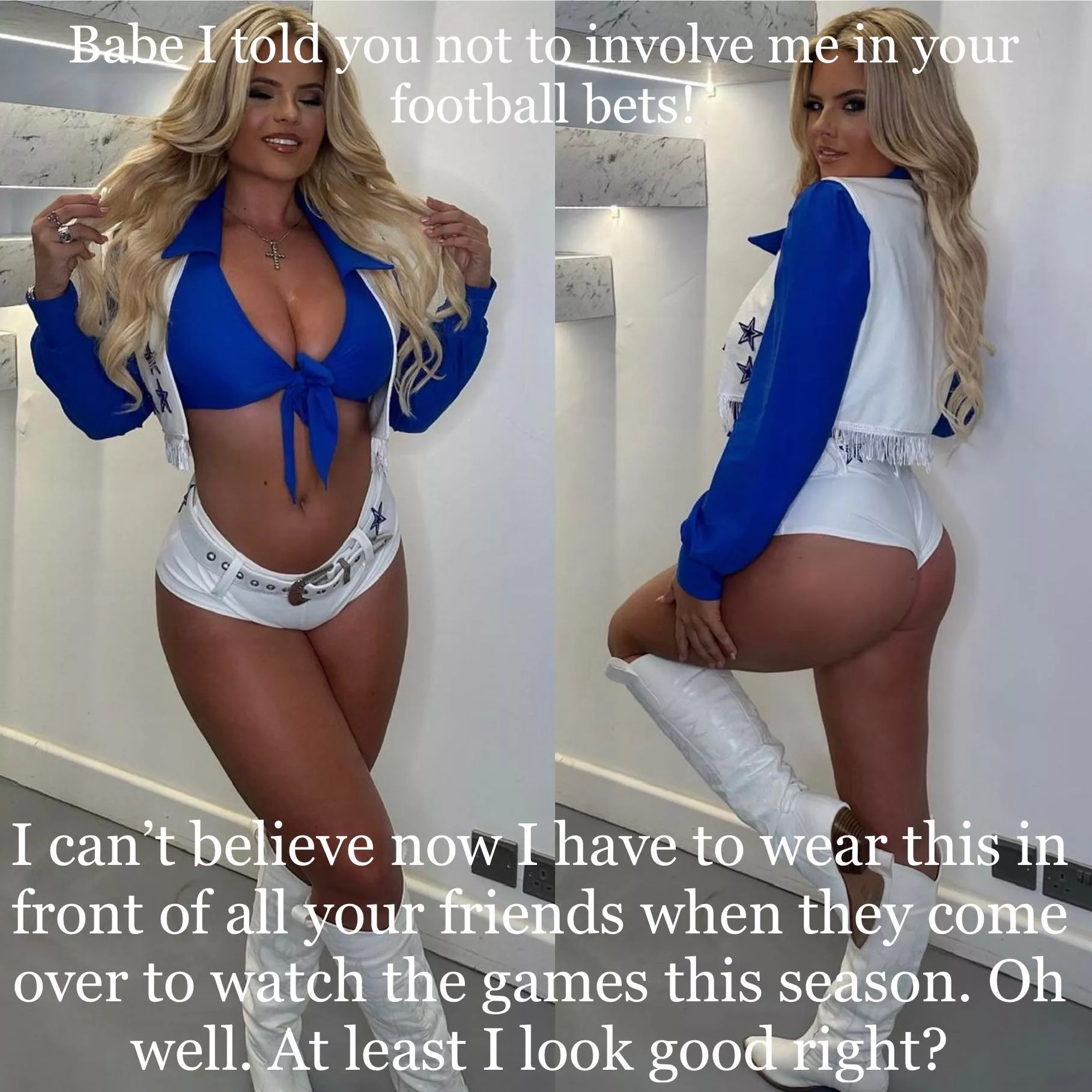 The Cowboys won and you lost the bet against your buddies posted by thrown_away011235