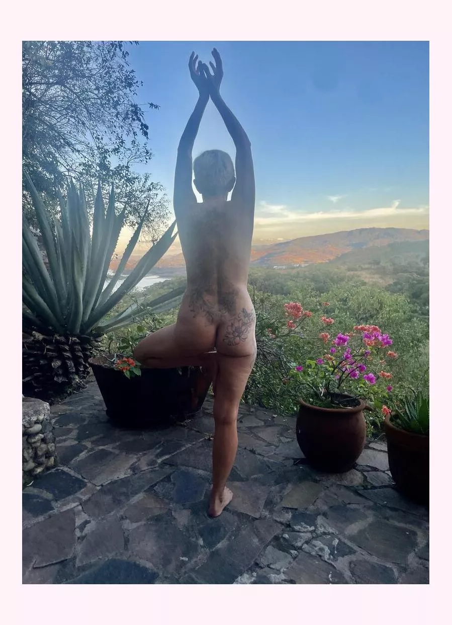 Tree Pose seemed appropriate while overlpoking the forest in El Salvador posted by TeachingInside8673