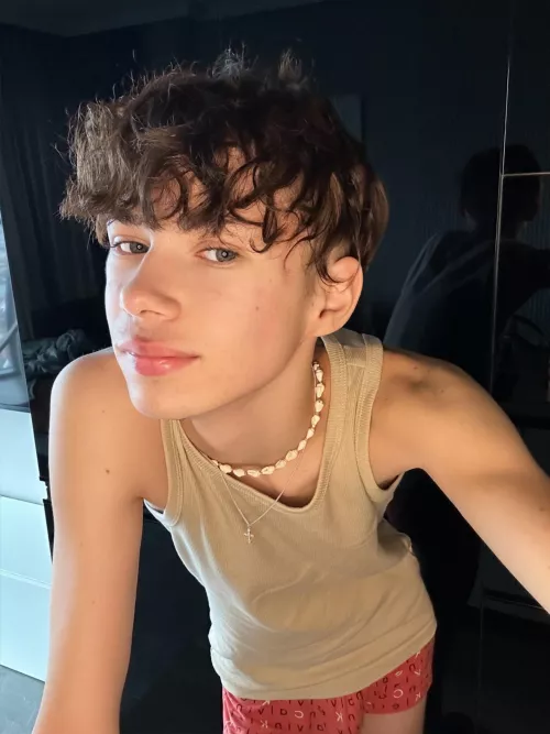 What are your thoughts on a 19yo surferboy twink wearing tighty trunks? by SpicySisterxo_