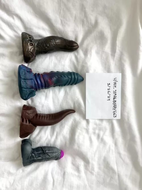 (WTS) (USA) $150 free ship for all 4 toys! OBO 🙏 mostly bad dragon toys!  by Hot_Strawberry663