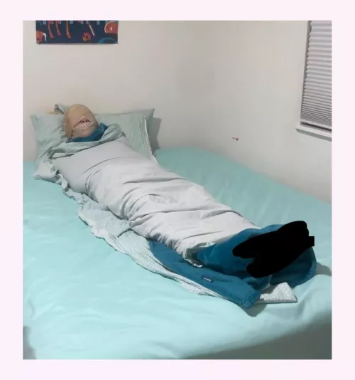 Best I can do with jy bed sheets 🤭 by Significant_Tip_7078