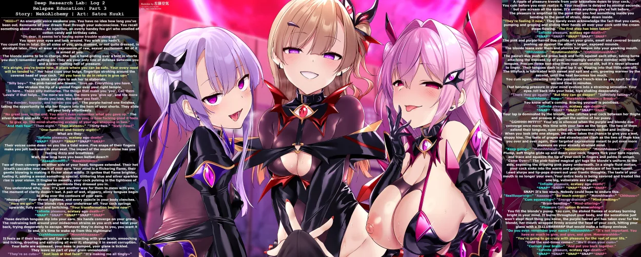 Deep Research Lab: Log 2 | Relapse Education: Part 3 [M/F/F/F/F/F] [Femdom] [Pleasure Corruption] [Brainwashing] [Hypnosis] [Milking] [Multiple Orgasms] by xSubjectAlphax