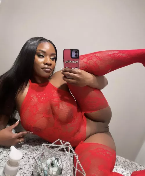 Does red look good on me?  by Lick-pretty-laya