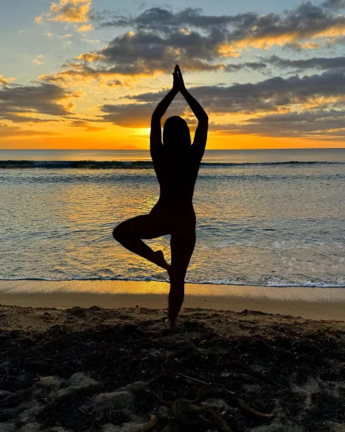 Fresh morning yoga by AdventureJuntos