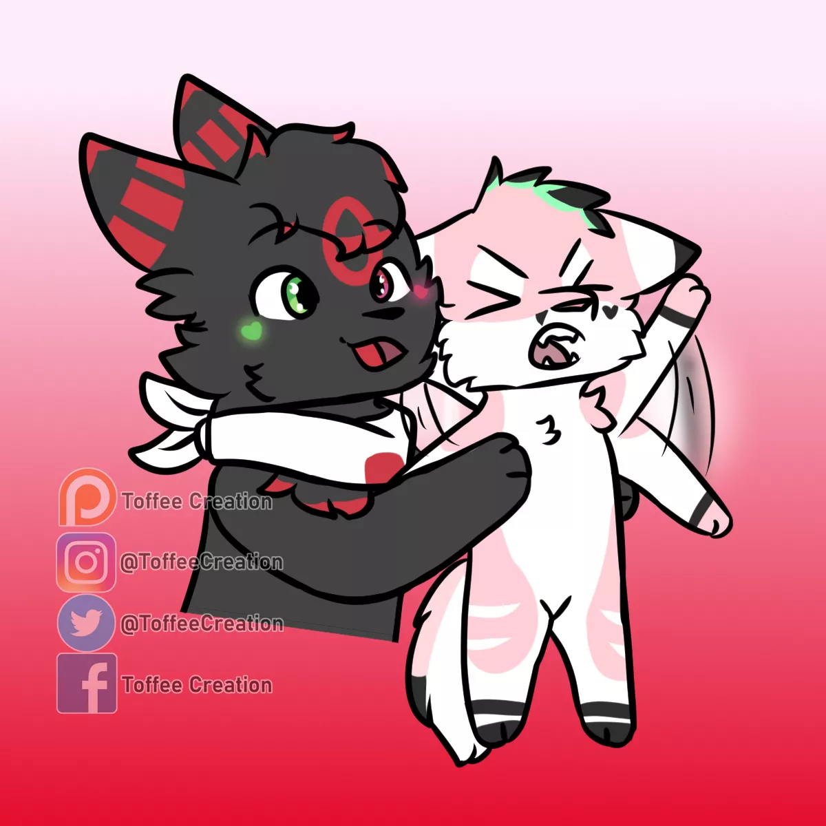 Holding a Gremlin (YCH work) posted by ToffeeCreation