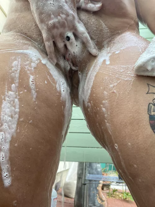 Just a dirty piss slut getting cleaned up just to be used as a cum dumpster later :) by Medusa_Damage