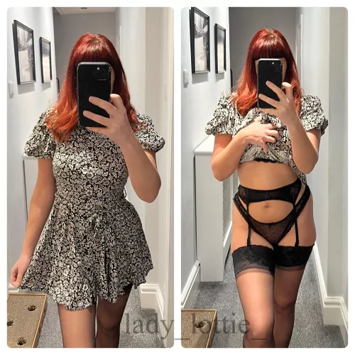 Just a quick peek under my dress by lady_lottie_