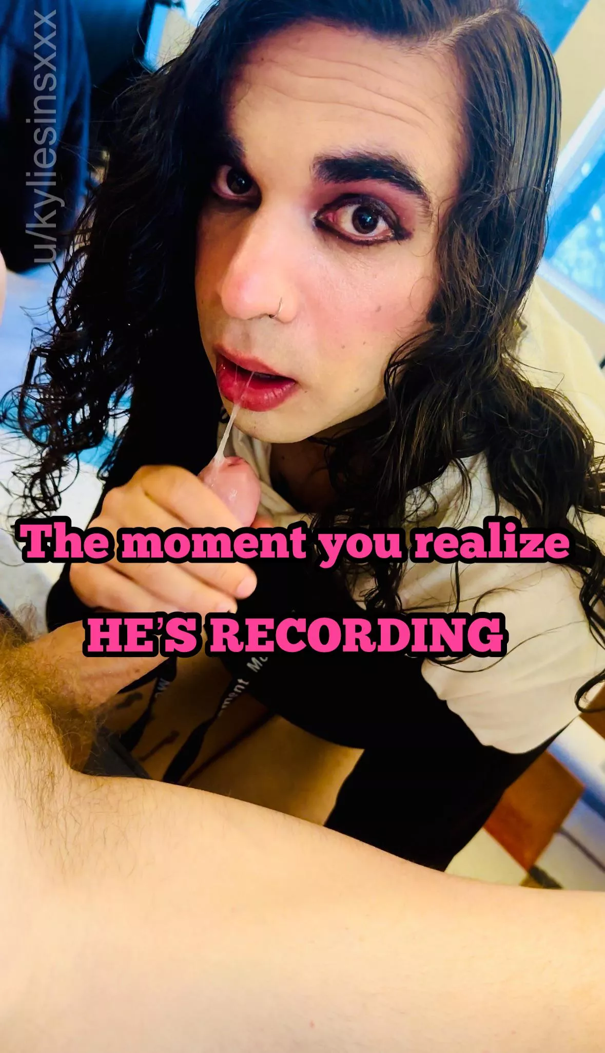 Maybe telling him about your blackmail kink was a bad idea… posted by kyliesinsxxx