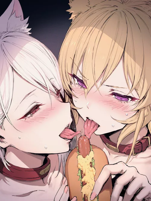 Nakiri Cousins Ahegao Tease (HAONI)[Food Wars] by Aggravating_Yam3337