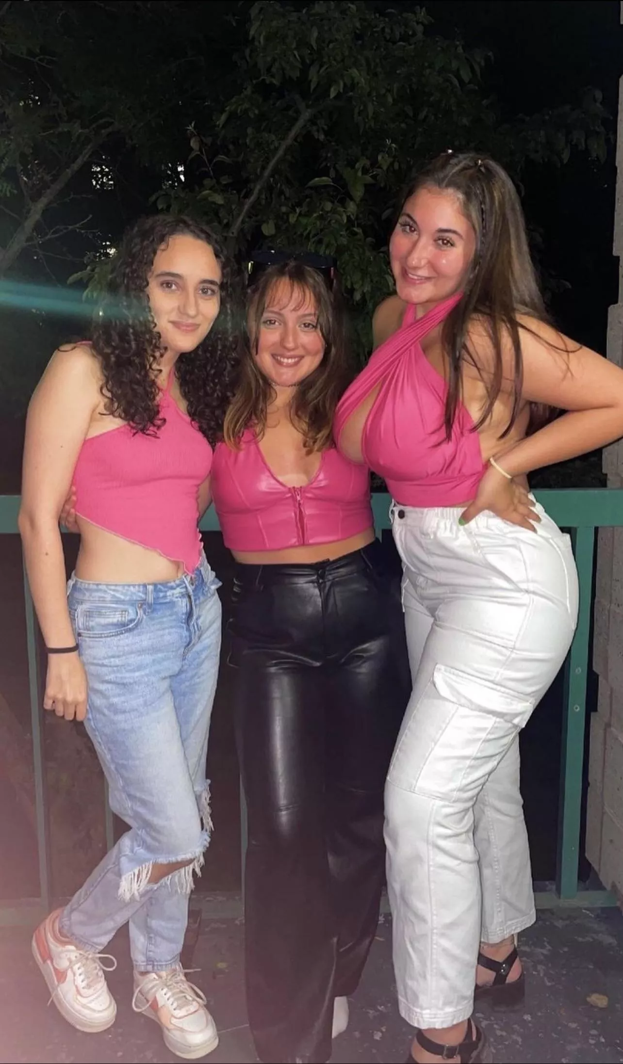 Nice if her to lean over so they aren't shooved in shorty's face posted by DoubleNaught7