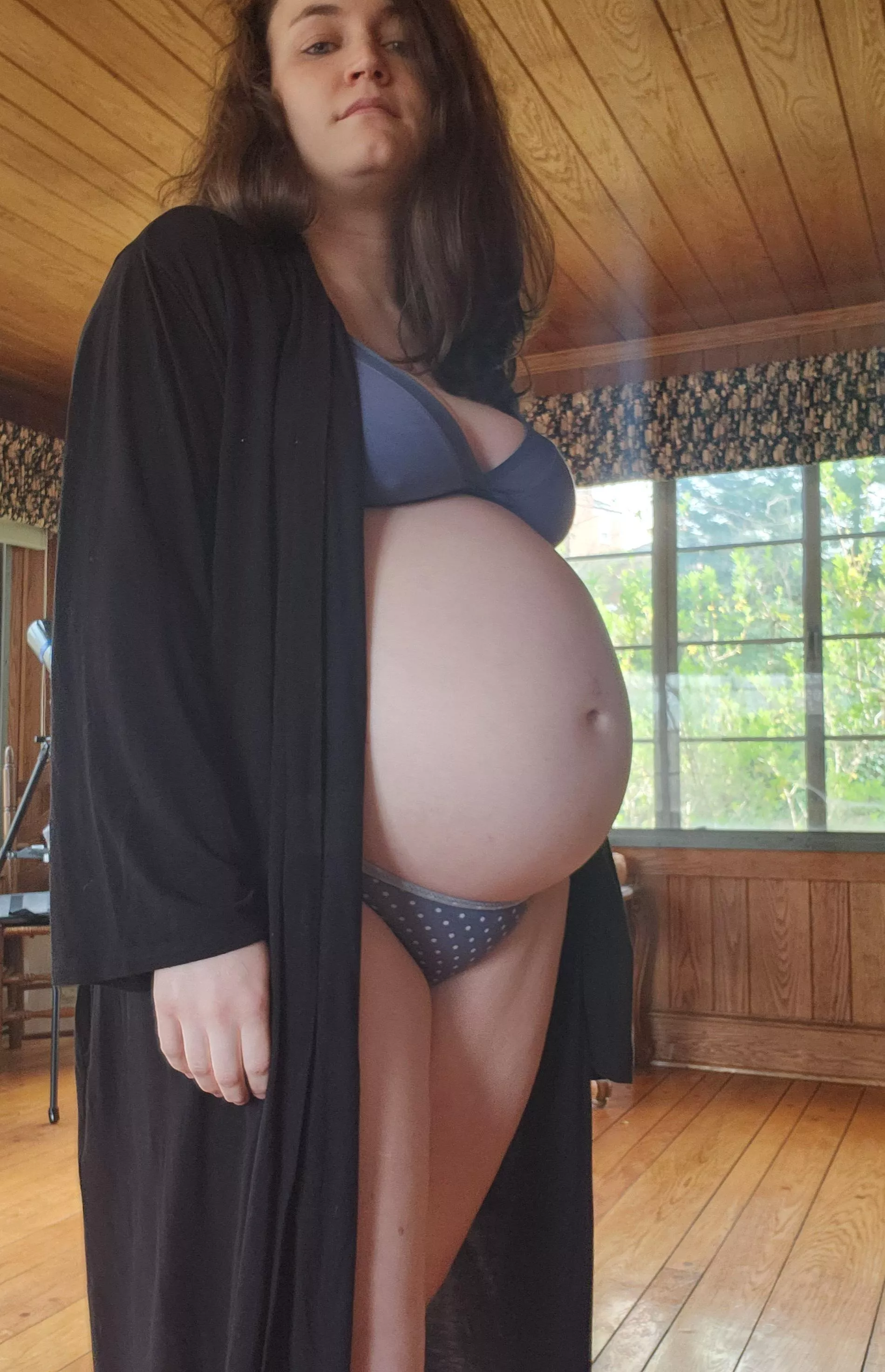 So in love with my almost 28 week bump 😍  posted by PrincessCassidyRain