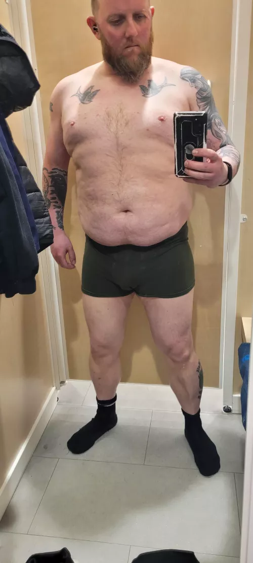 Was in picking up some new briefs and other essentials. Lighting was great so couldn't resist. Mods delete if nit allowed seeing as they're not really briefs.  by TheRank_Badjin