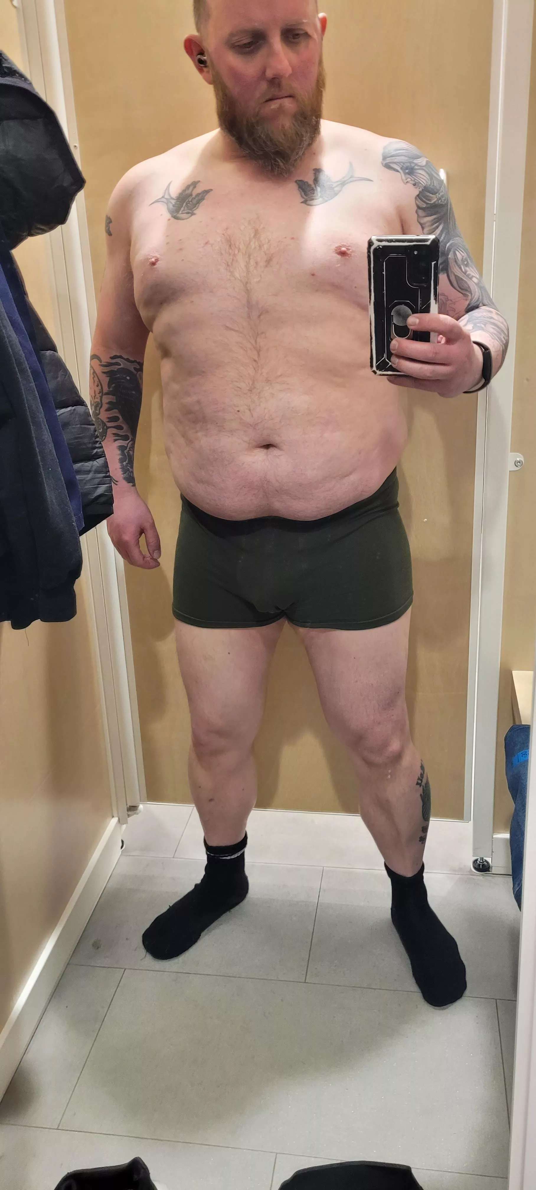 Was in picking up some new briefs and other essentials. Lighting was great so couldn't resist. Mods delete if nit allowed seeing as they're not really briefs.  posted by TheRank_Badjin