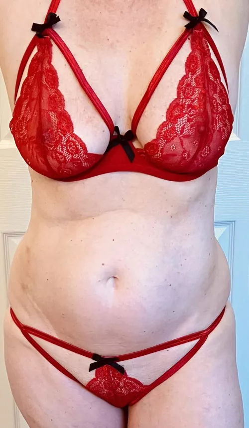 We’re going to our first hotel takeover. I was thinking of wearing this outfit [F55] by hersandhisfun