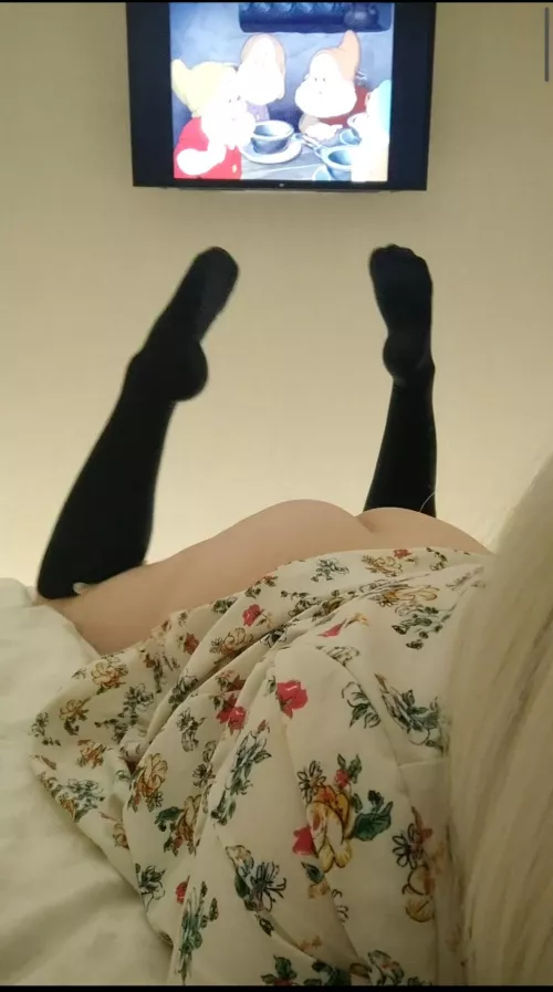 Will daddy let me watch cartoons without panties😇 by Impossible_News_1530