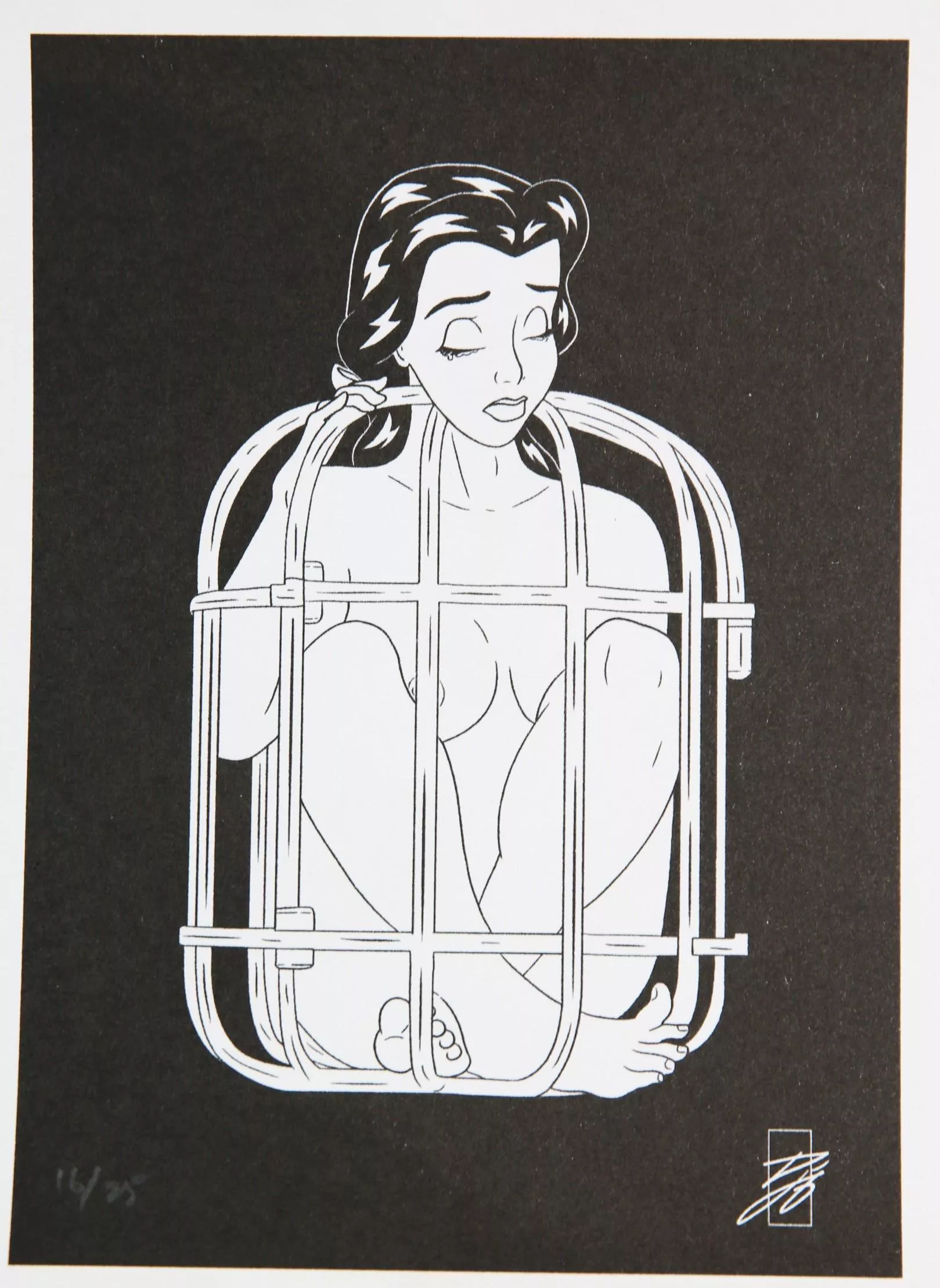 Caged Belle [Beauty and the B] posted by Iron72