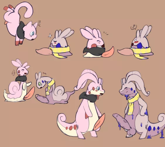 Catch them all challenge #704 - Goomy (moonlight kat) by Red_Gaymer