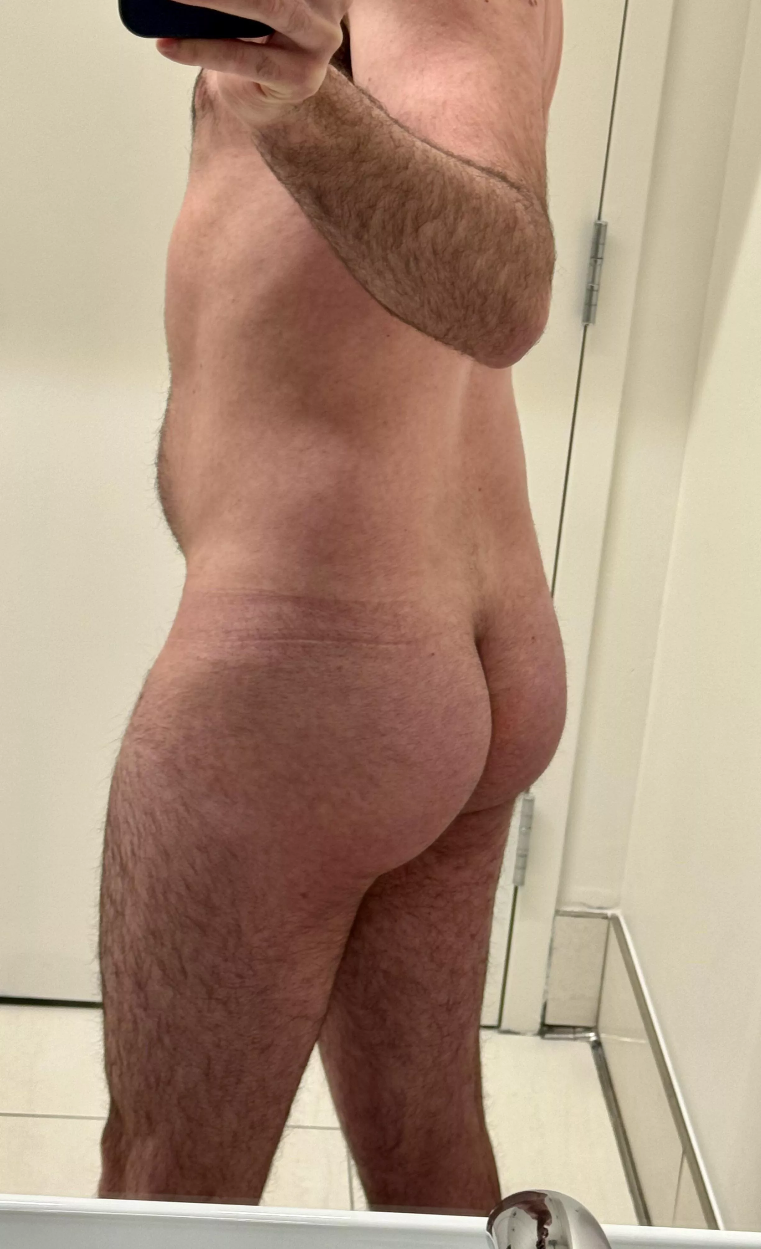 Decided to take it up a notch and stripped completely naked in the work bathroom today 🙈 (24) posted by BR_GayBro